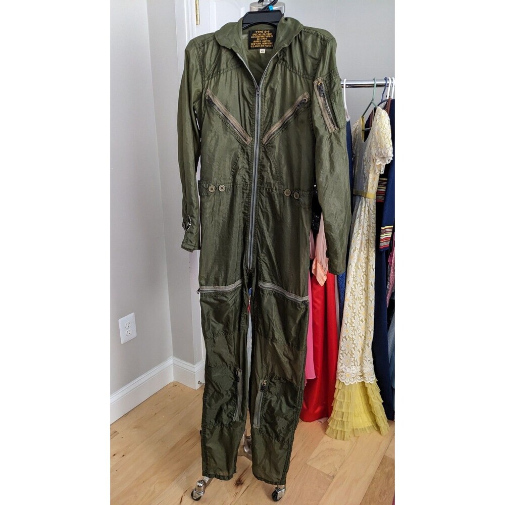 Vintage Avirex Limited U.S. Army Air Forces Sz XS Jumpsuit NYLON Light Type B-9